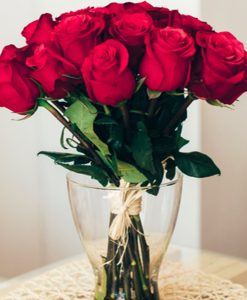 THE AURORA - OUR CLASSIC RED ROSE BOUQUET